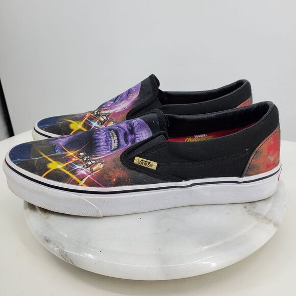 Vans X Avengers Marvel Thanos Infinity War Gauntlet Slip On Men's Shoes 10.5 - Picture 11 of 13